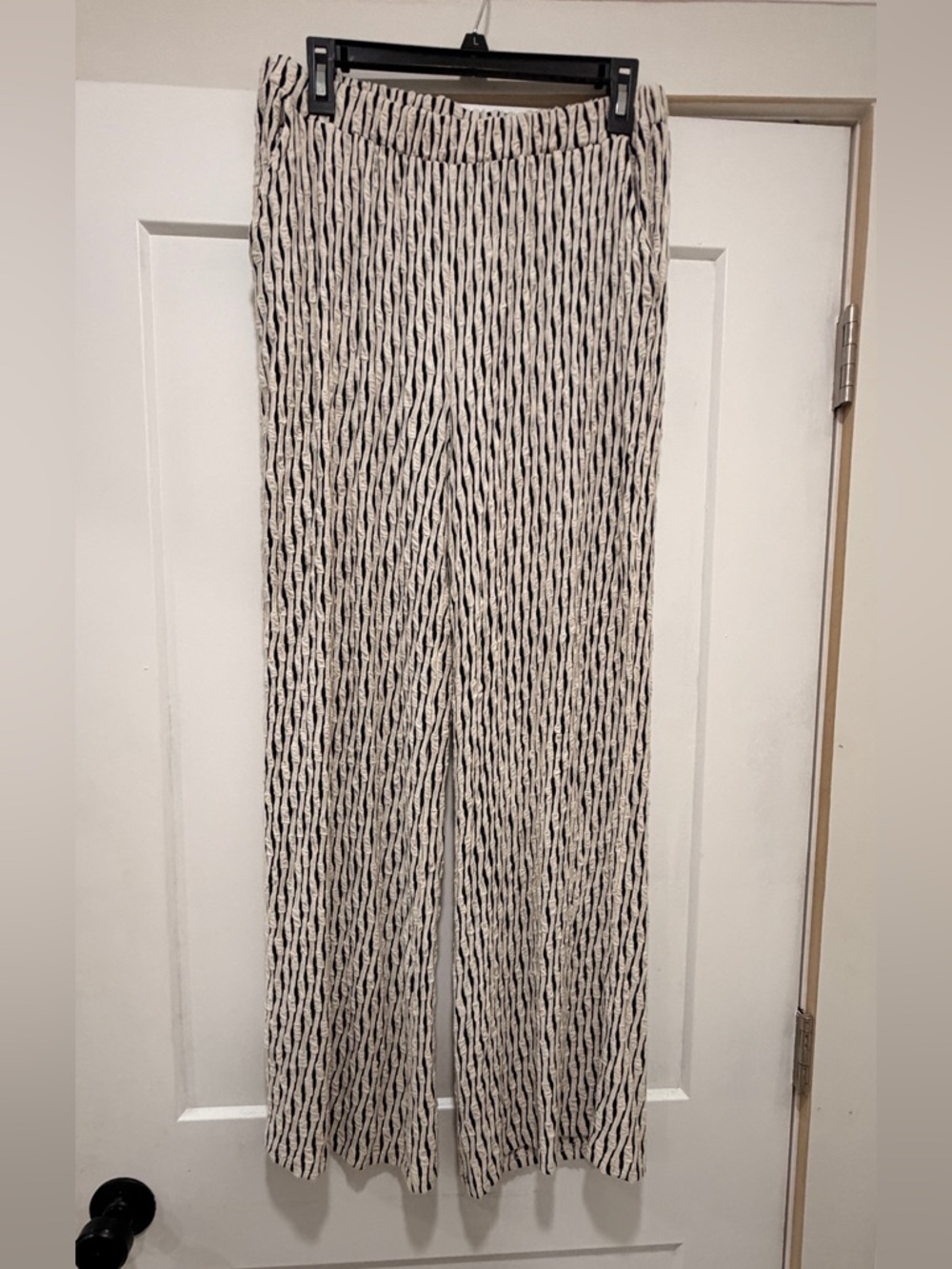 Wide Leg Printed Palazzo Boho Pants Size XL Beachy